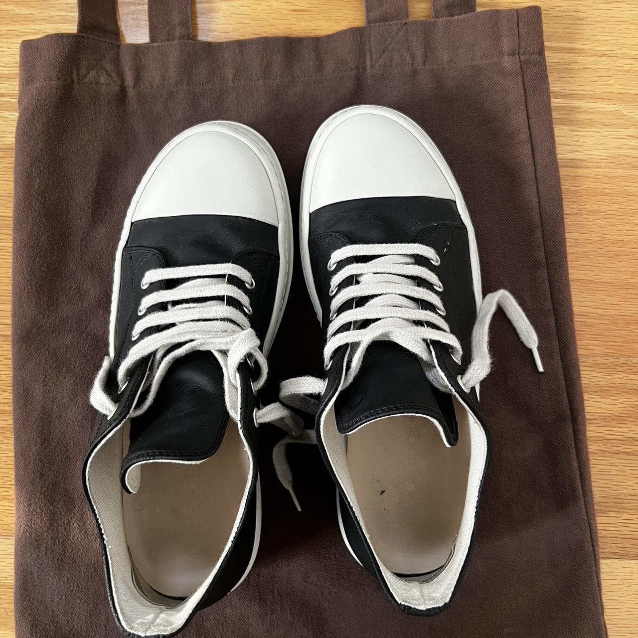 Rick Owens Ramones DRKSHDW “ Vegan Leather” 9/10... - Depop