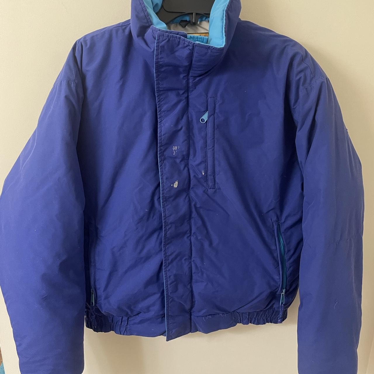 Vintage 90s LL Bean Down Puffer Ski Coat Size Medium... - Depop