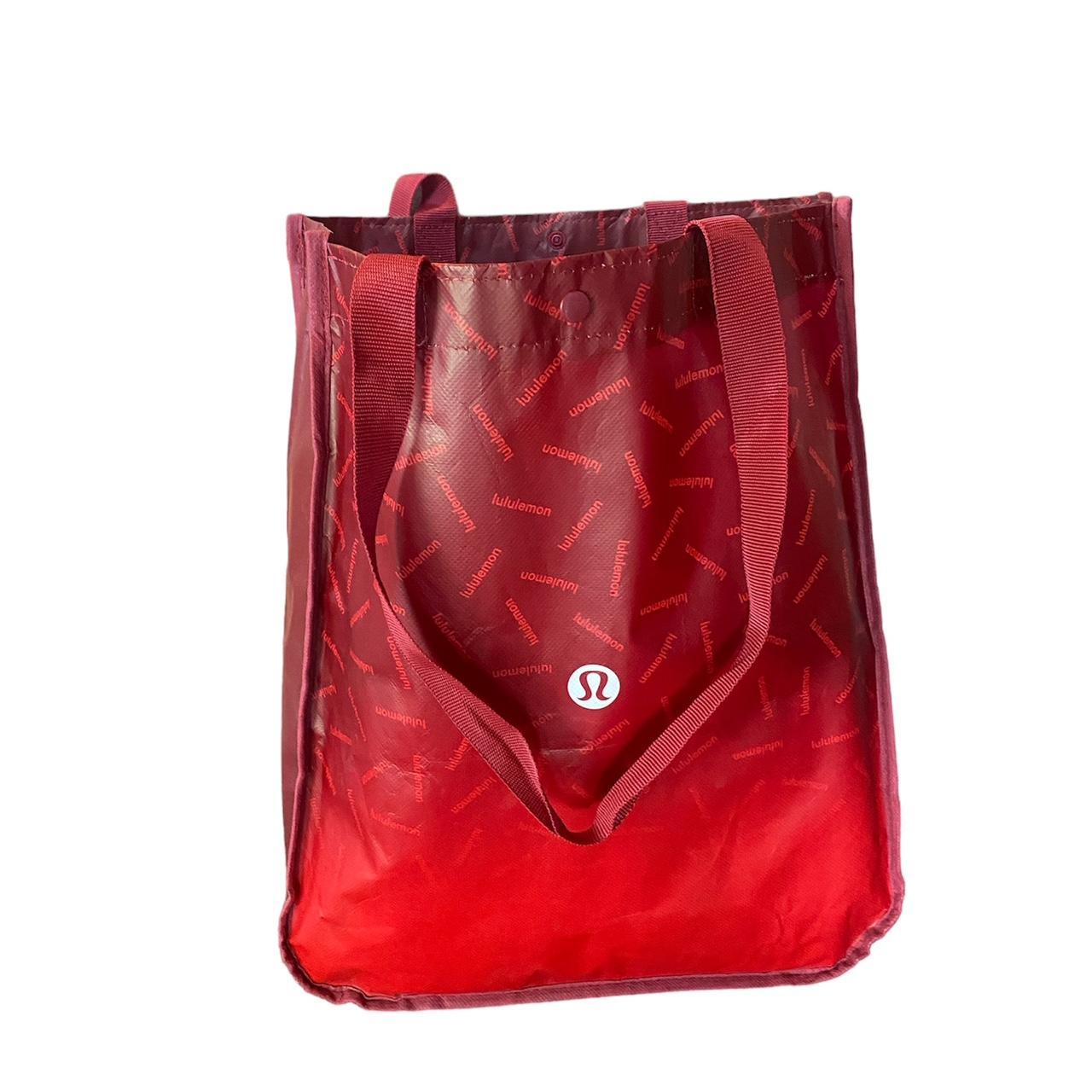 Lululemon reusable bags brand new! Red big and small... - Depop