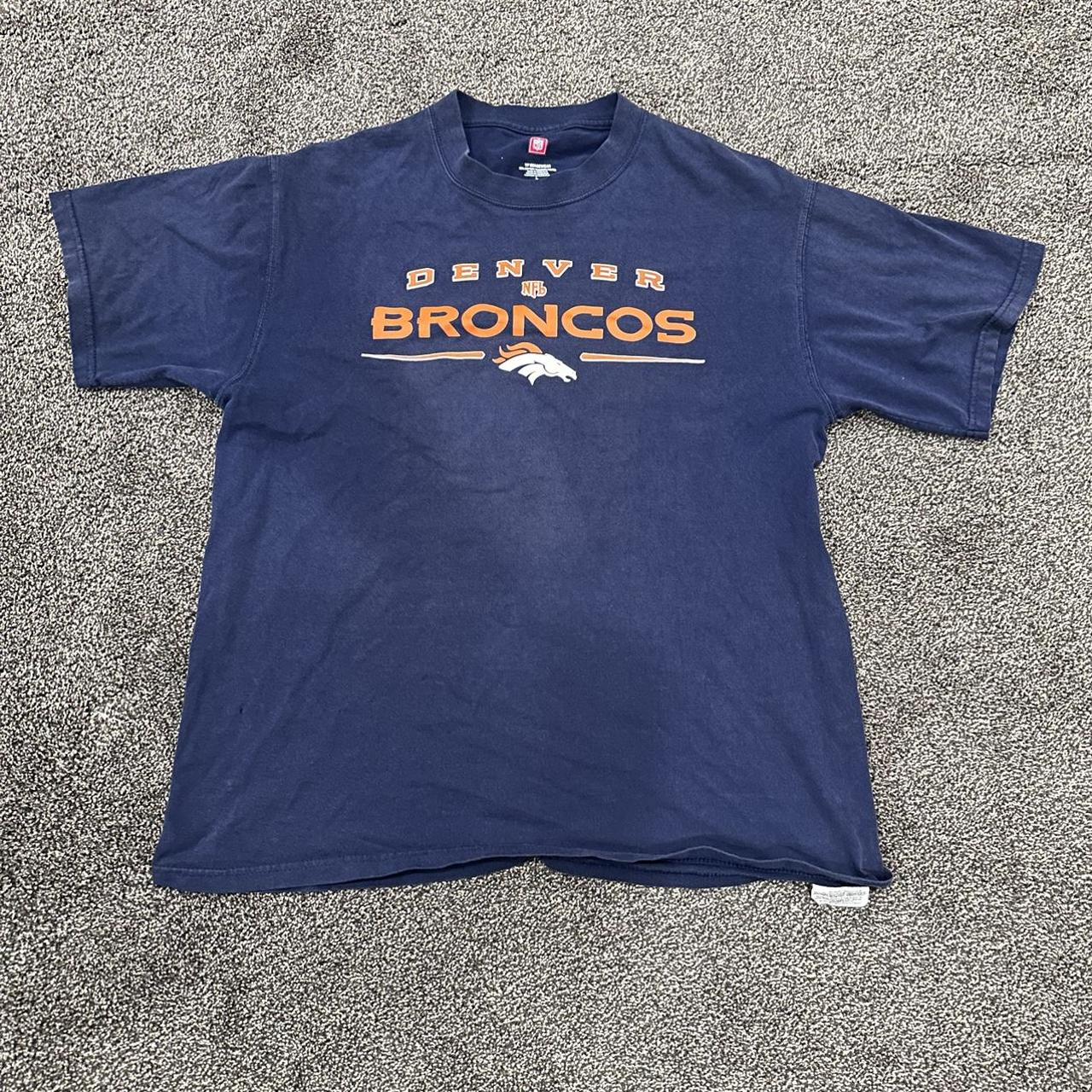 Denver Broncos Sweatshirt Crewneck, Trendy Vintage Style NFL