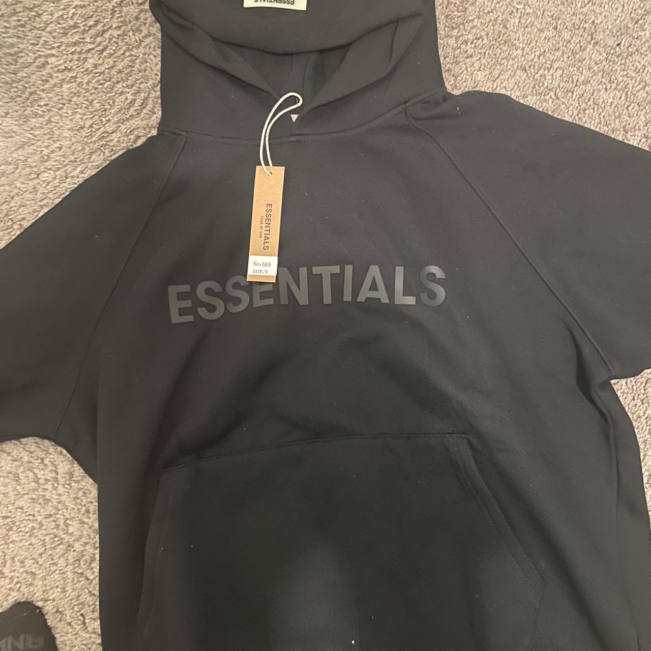 Essentials fear of god hoodie Depop