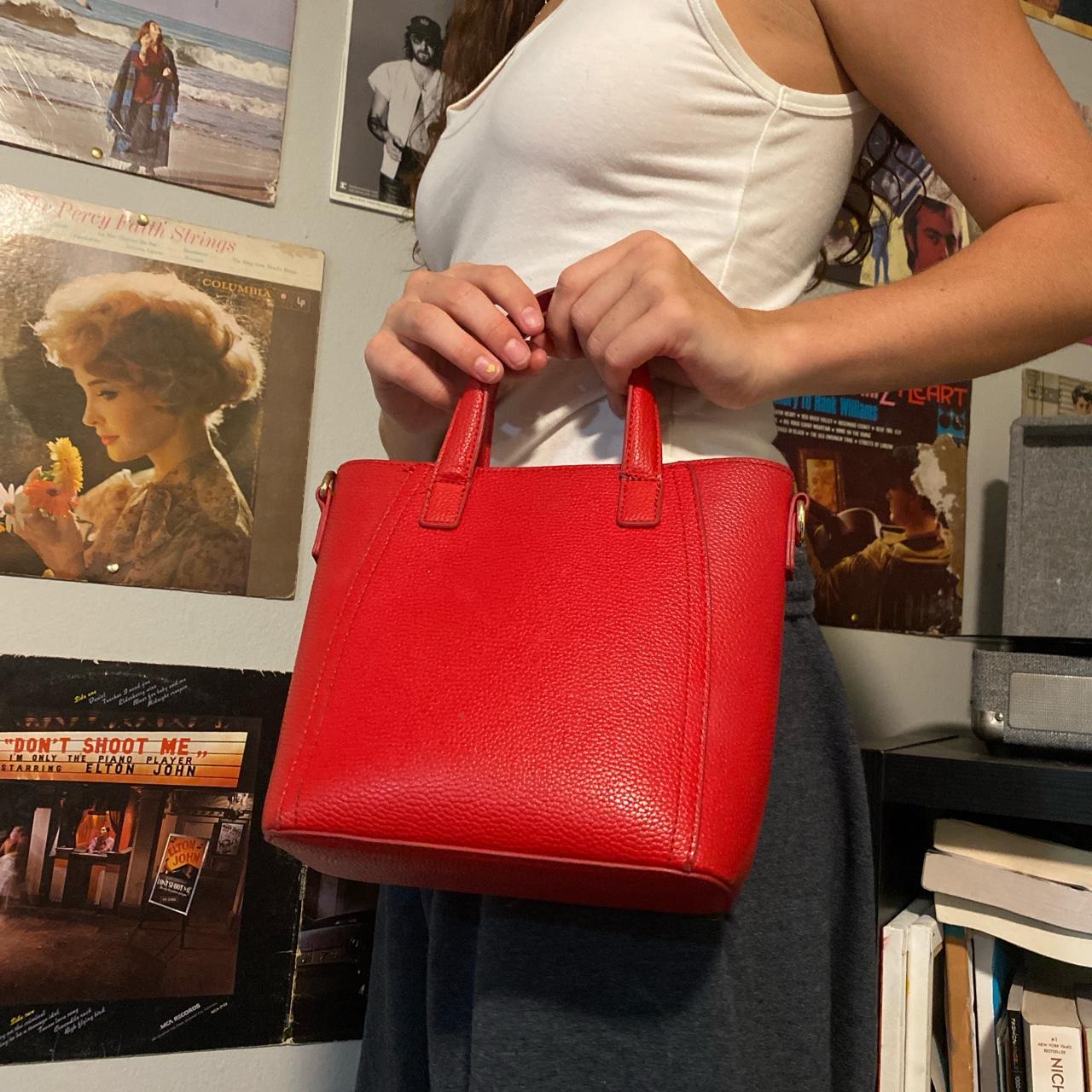 Vintage Estée lauder Red Hand Bag #onthego Depop