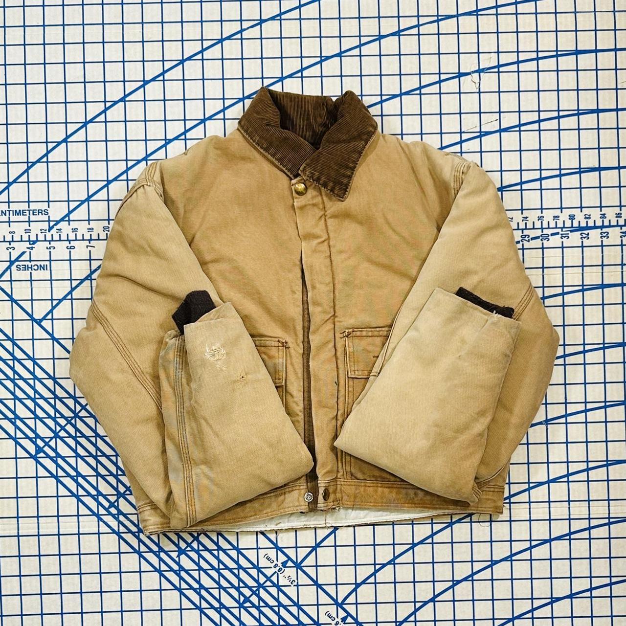 Womens medium cropped Carhartt jacket. Custom tailor... Depop
