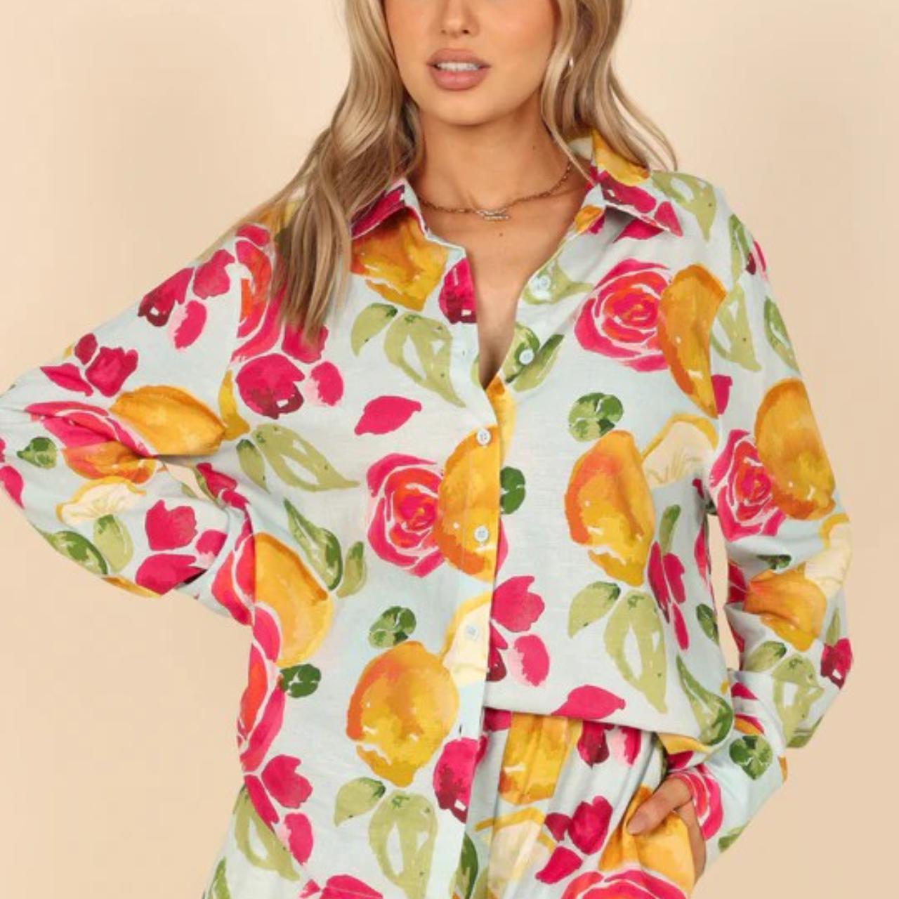 Petal and Pup x Stevenson Fiore Azure Top... Depop