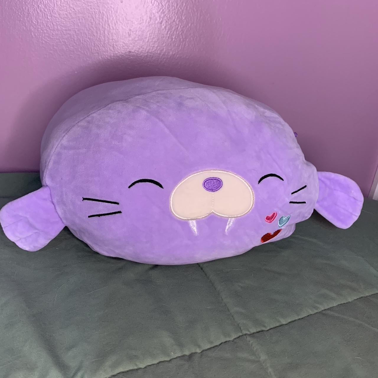 Squishmallow purple walrus online stackable plush