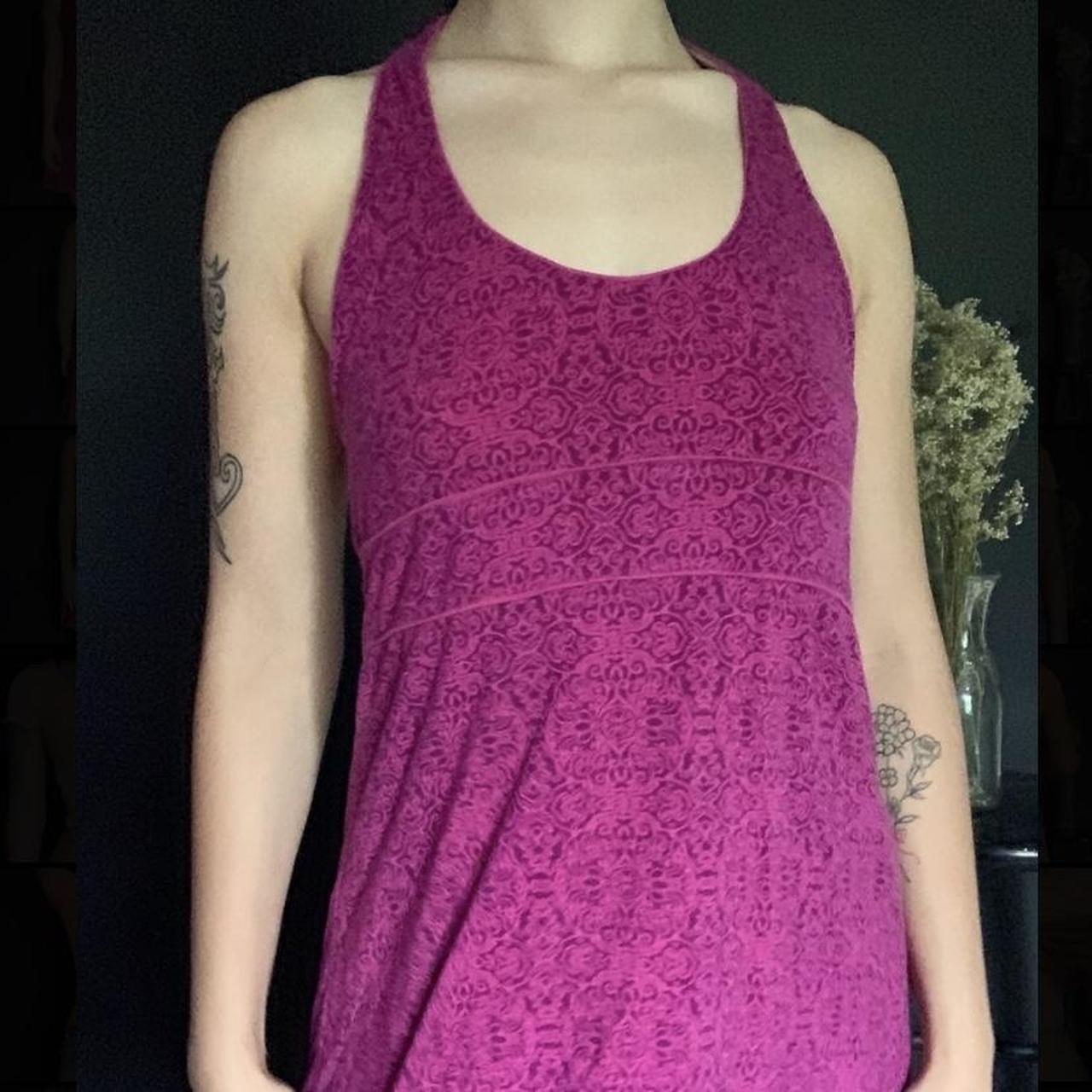 pink open back midi dress -size: us M -features a... - Depop