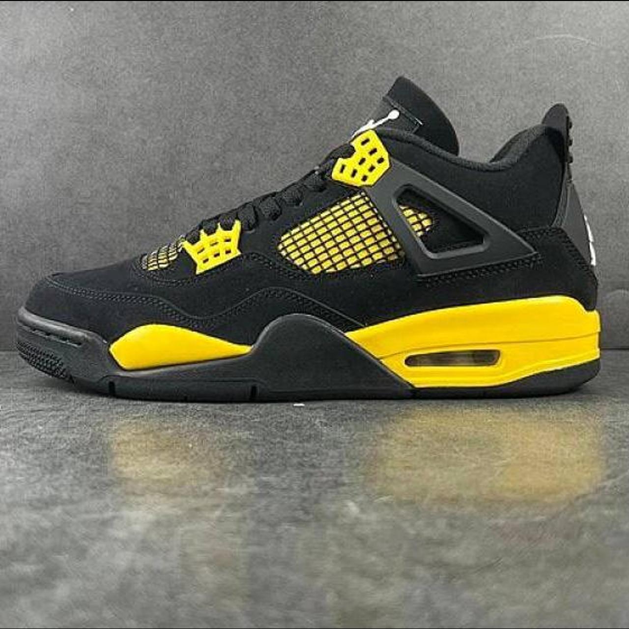 JORDAN 4 ‘YELLOW THUNDER’ size 8.5 UK Depop