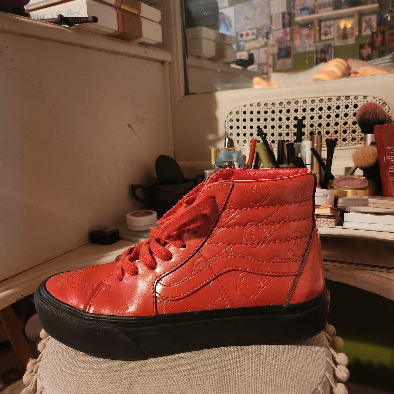 Size 8 limited edition David Bowie high top vans