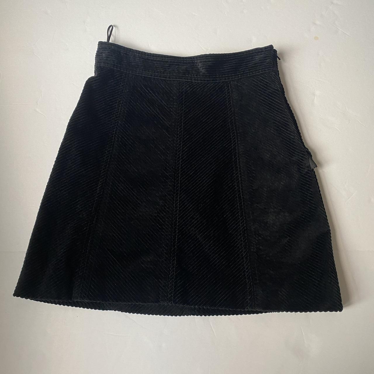 Black velvet skirt Vanessa Bruno womens 34 Love... - Depop