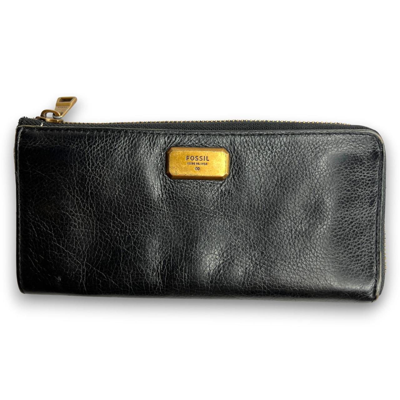 Fossil Women's Wallet - Black – Fossil Black Leat… - image 1