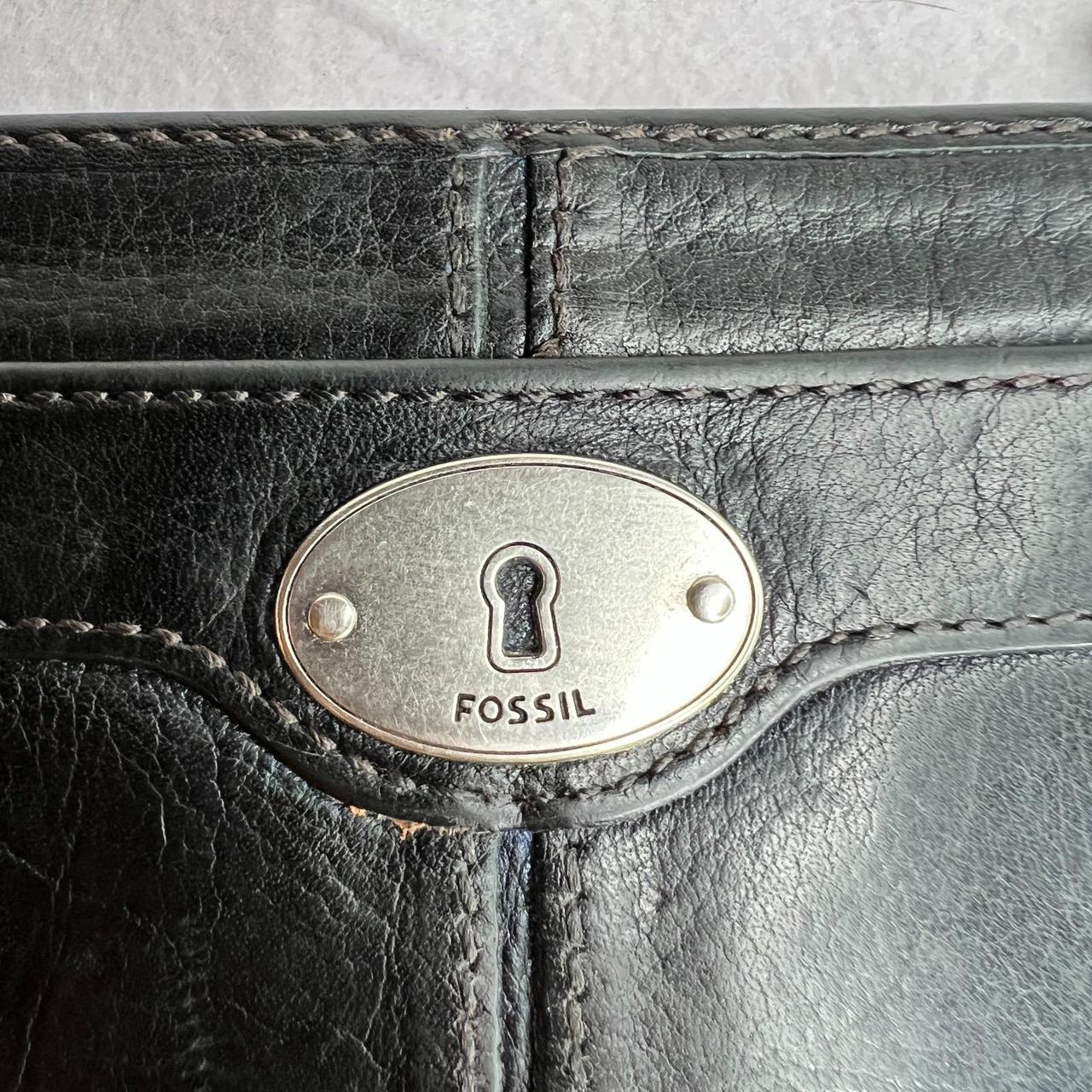 Fossil Women's Wallet - Black – Fossil Leather Ma… - image 2