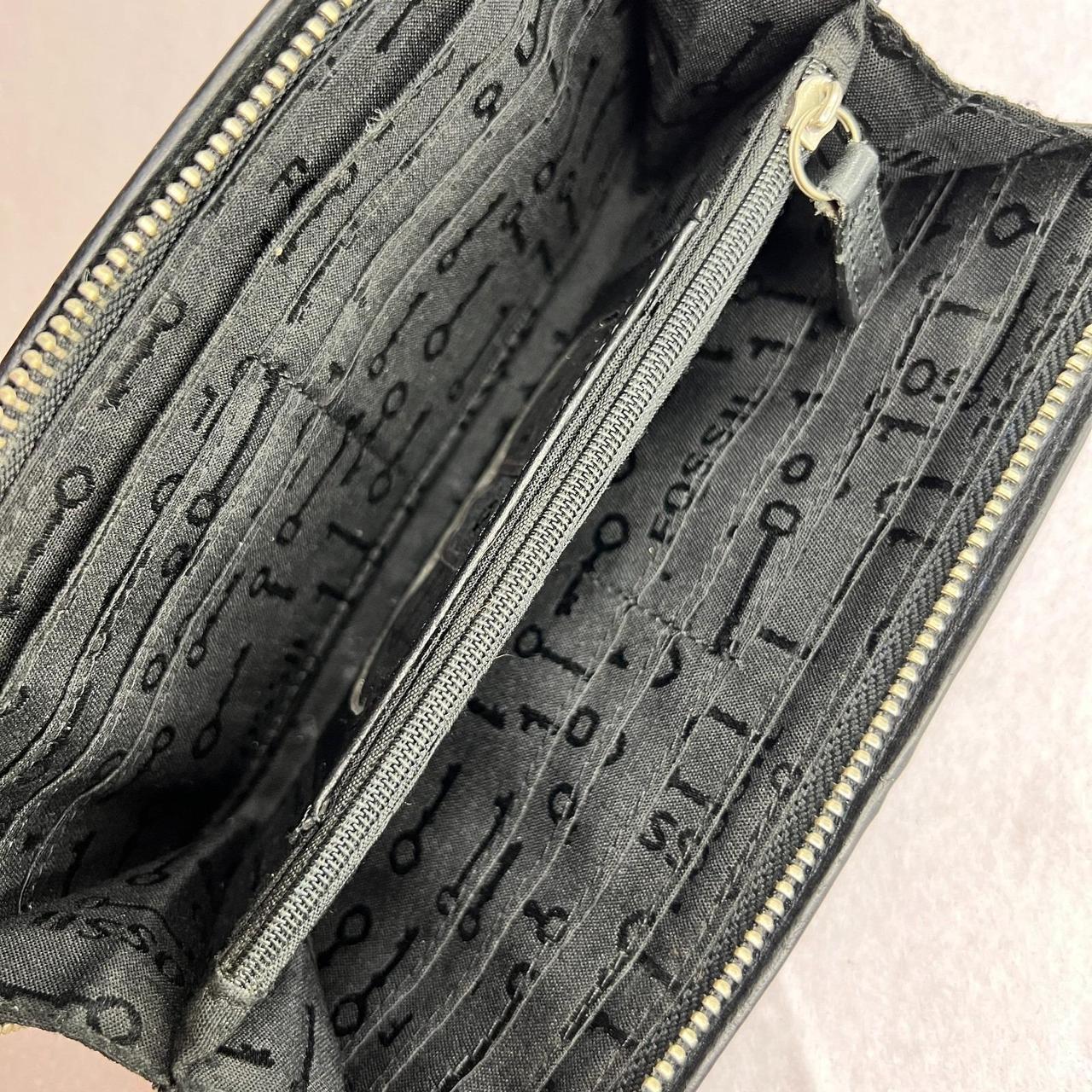 Fossil Women's Wallet - Black – Fossil Leather Ma… - image 6