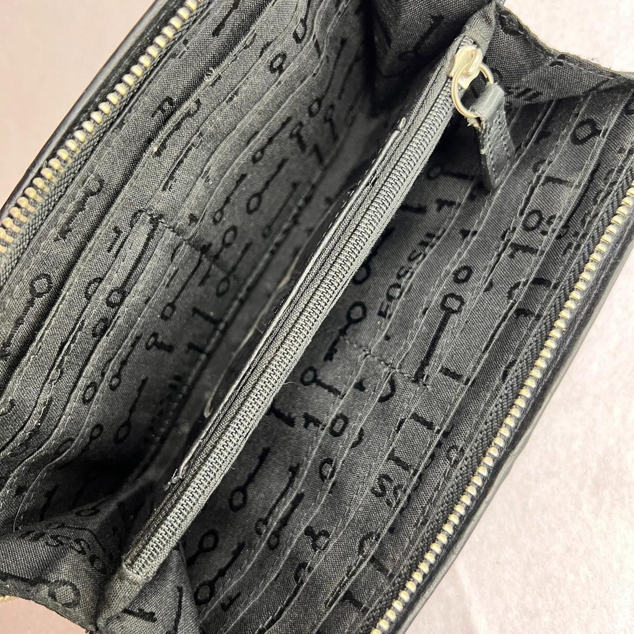 Fossil Women's Wallet - Black – Fossil Leather Ma… - image 5