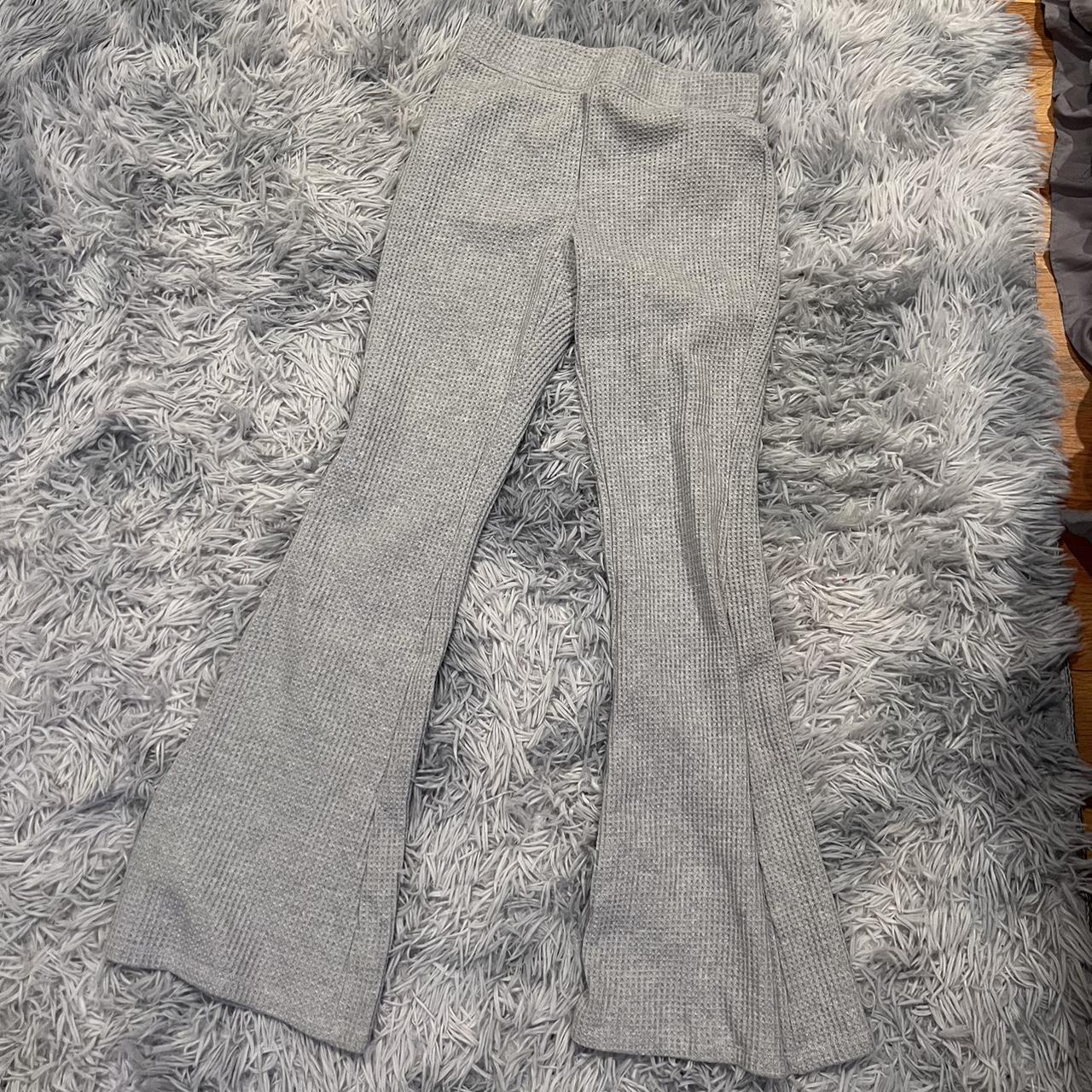 aerie waffle flare pants