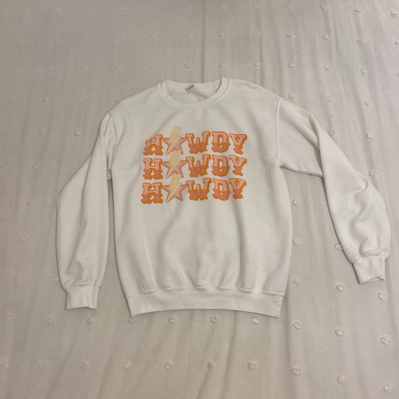 White Altar’d State “howdy” Crew neck - lightly worn - Depop