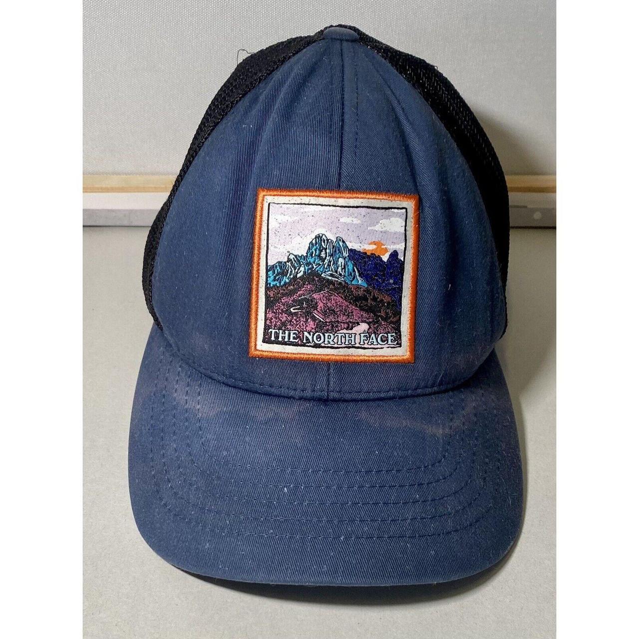 The North Face Truckee Trucker Hat Shady Blue... - Depop