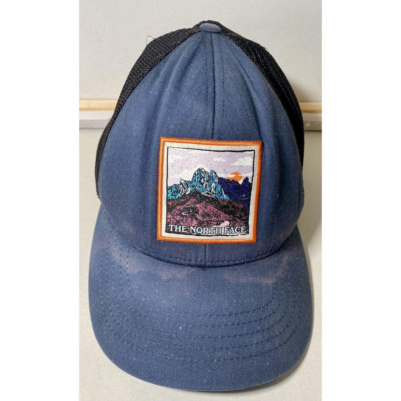 The North Face Truckee Trucker Hat Shady Blue... - Depop