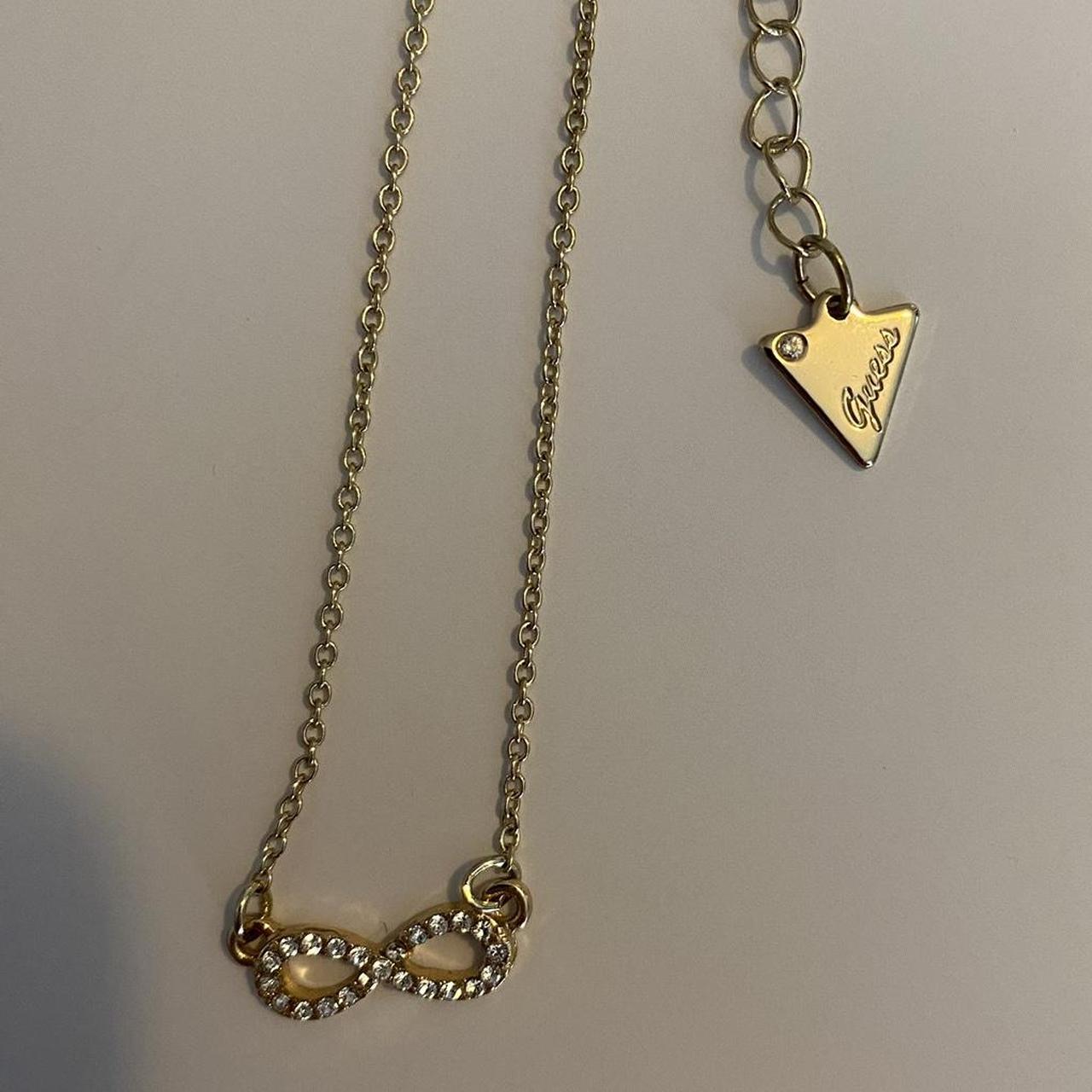 Guess infinity outlet necklace