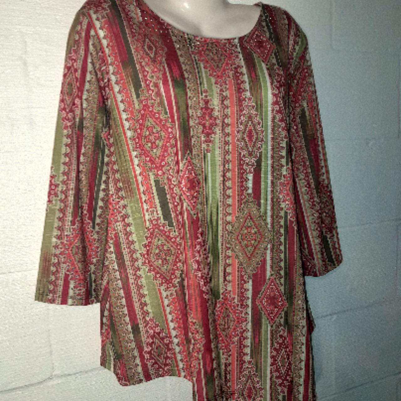 Ruby Rd. Women's Blouse - Multi/Red - XXL – Ruby … - image 5