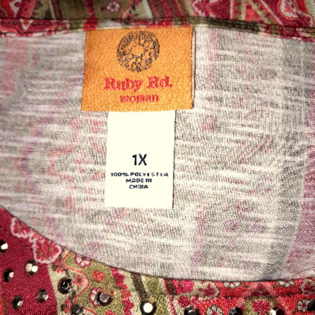 Ruby Rd. Women's Blouse - Multi/Red - XXL – Ruby … - image 7