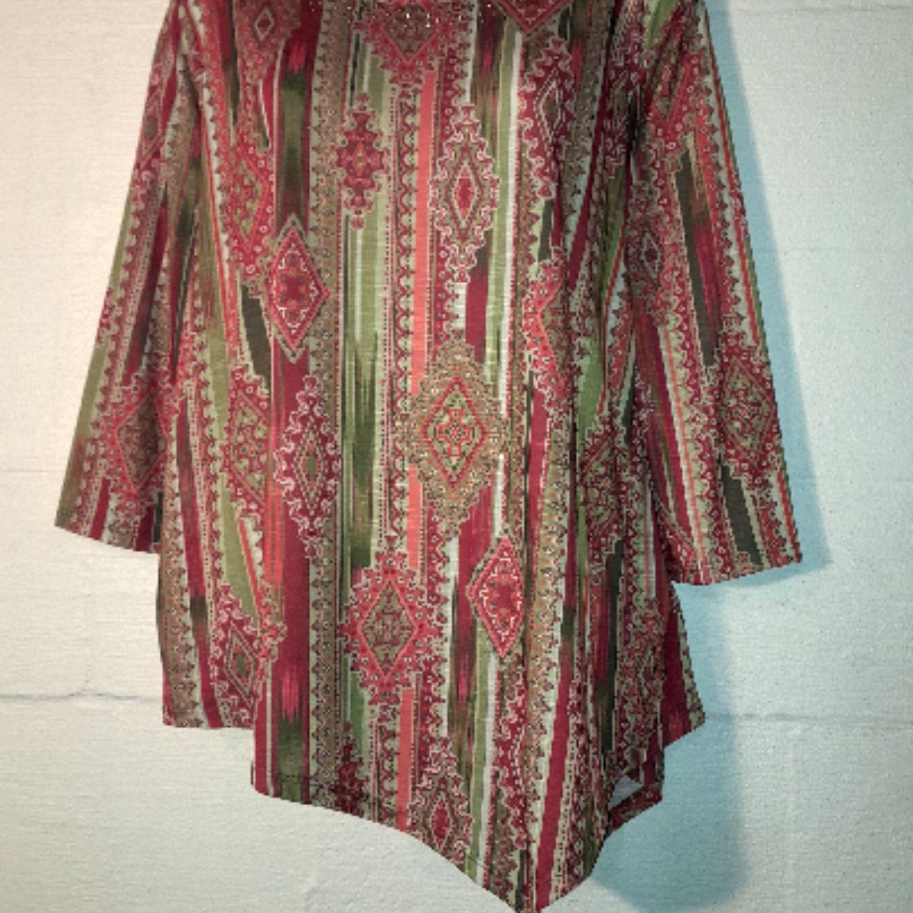 Ruby Rd. Women's Blouse - Multi/Red - XXL – Ruby … - image 3