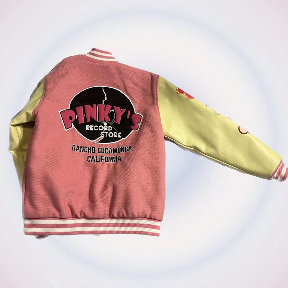 Pink Two-Tone Baseball Varsity Jacket - M ♡ New - Depop