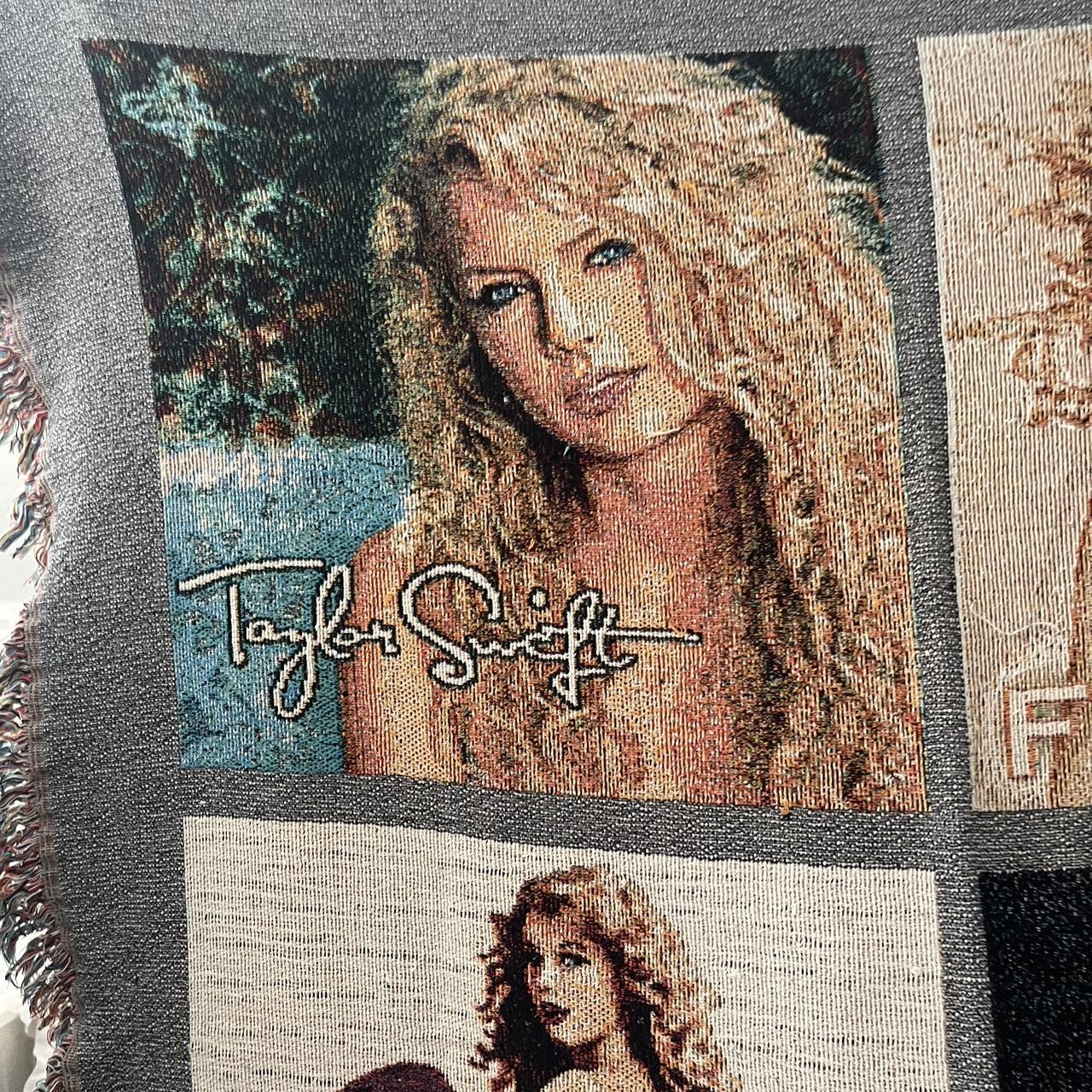 Taylor Swift 4 Album Woven Throw Blanket RARE Debut Speak