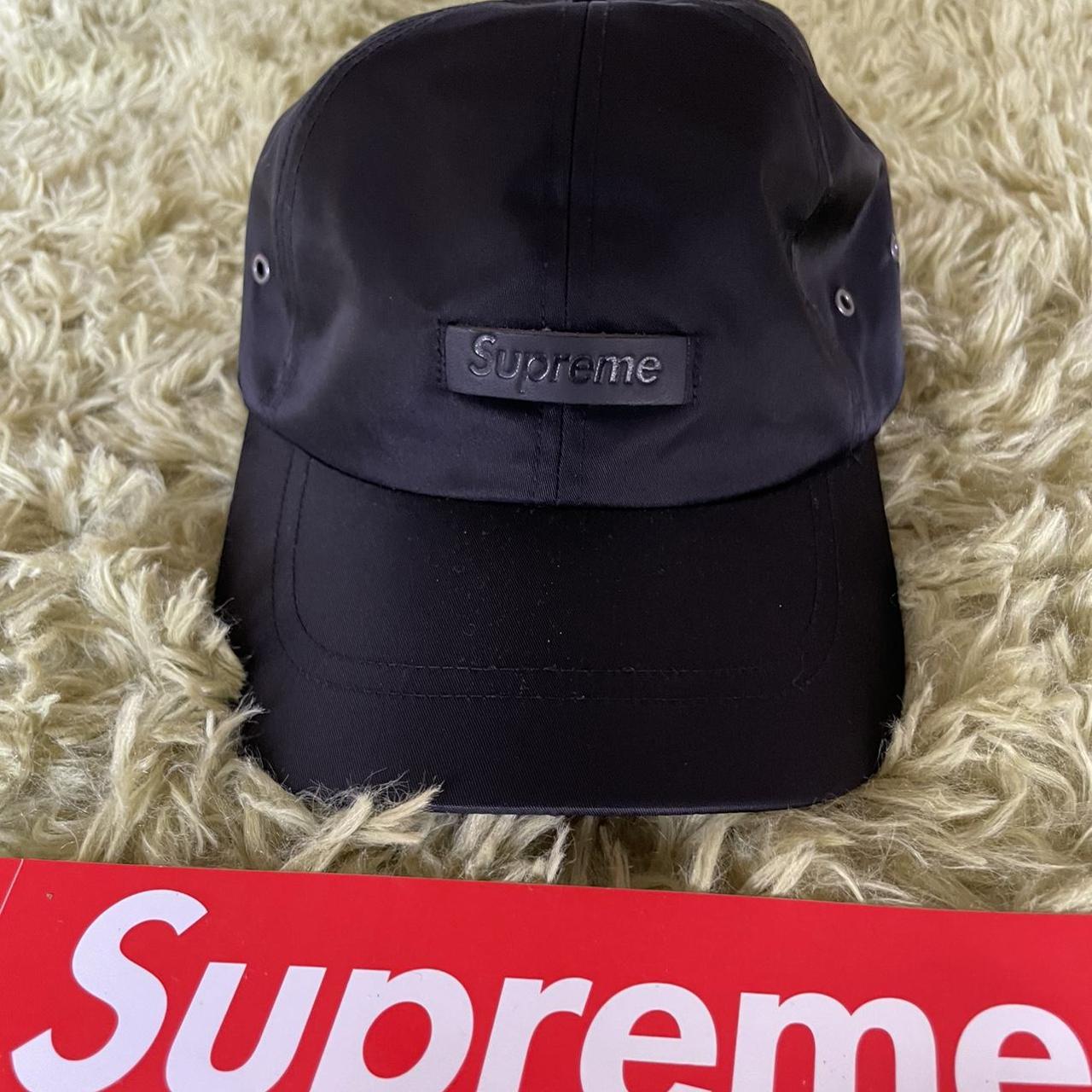 Supreme Leather Patch 6-Panel Hat *Black, 10/10...