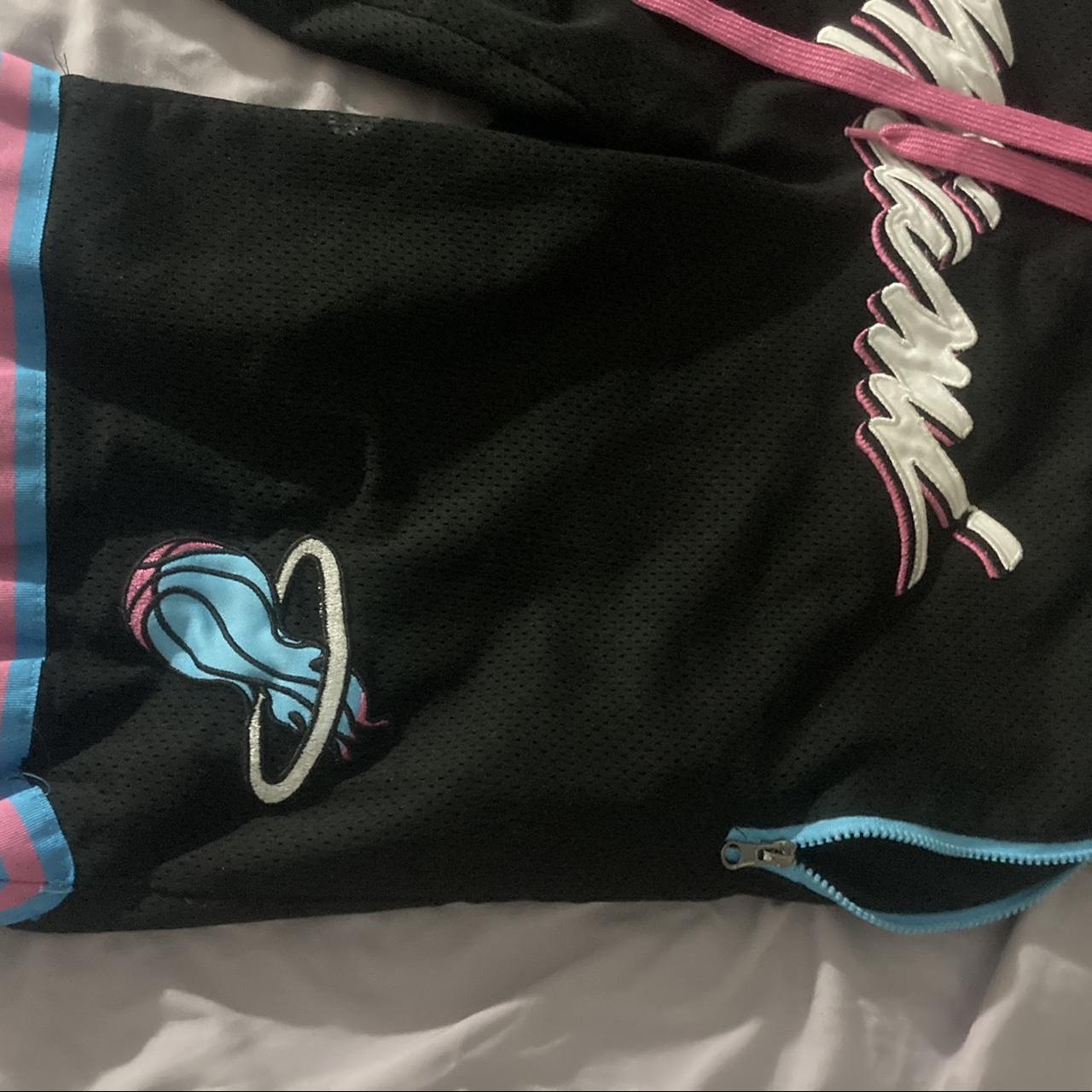 Men's Miami Heat Panther Basketball shorts. Brand - Depop