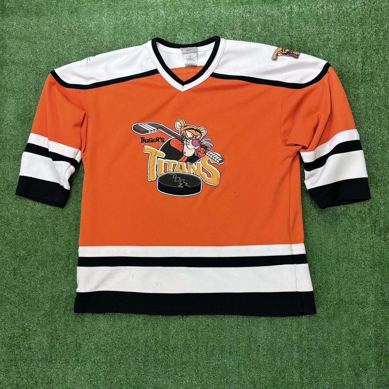 Vintage Tiggers Titans Hockey Jersey Disneyland Size - Depop