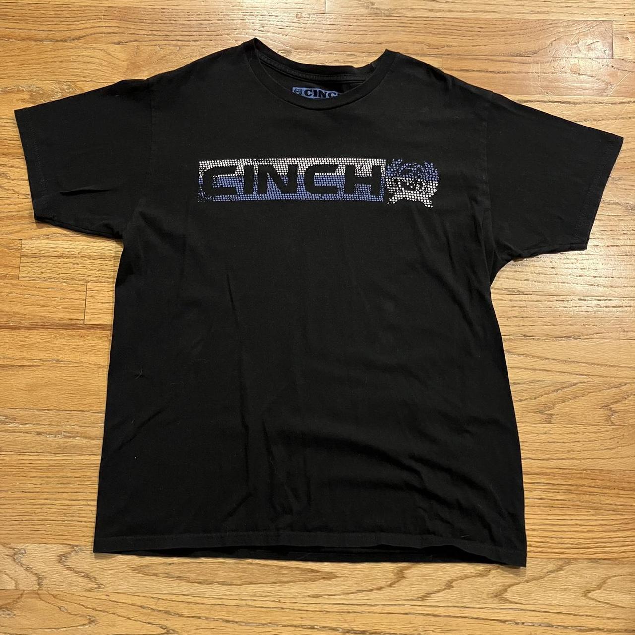 Y2K 2000s Future Black Cinch Graphic T-Shirt Men's | Depop