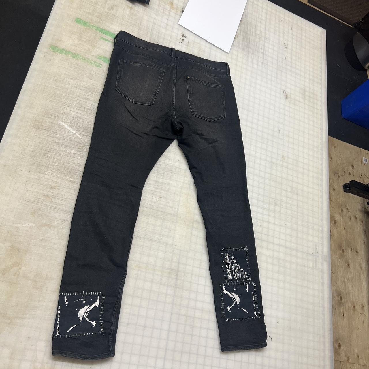 Unique Grommet Dark Wash Skinny Jeans Size 34 ❀ - Depop