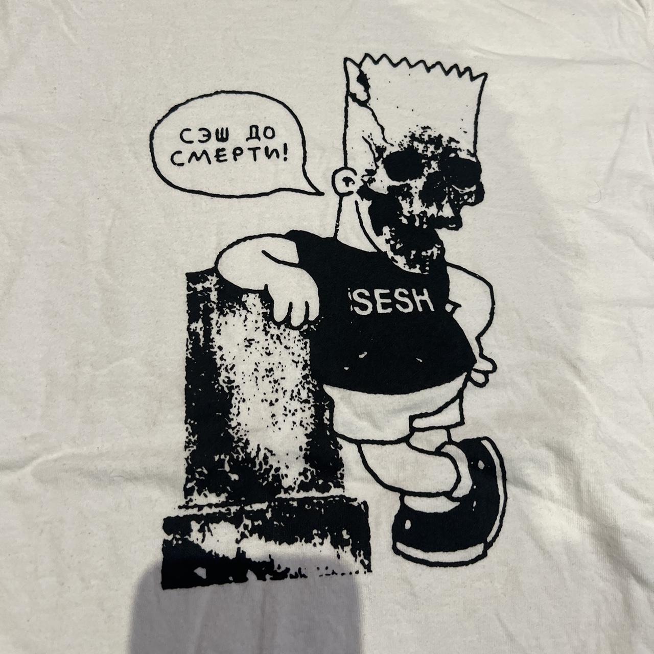 Teamsesh bones dead art tee size L Read bio before... - Depop