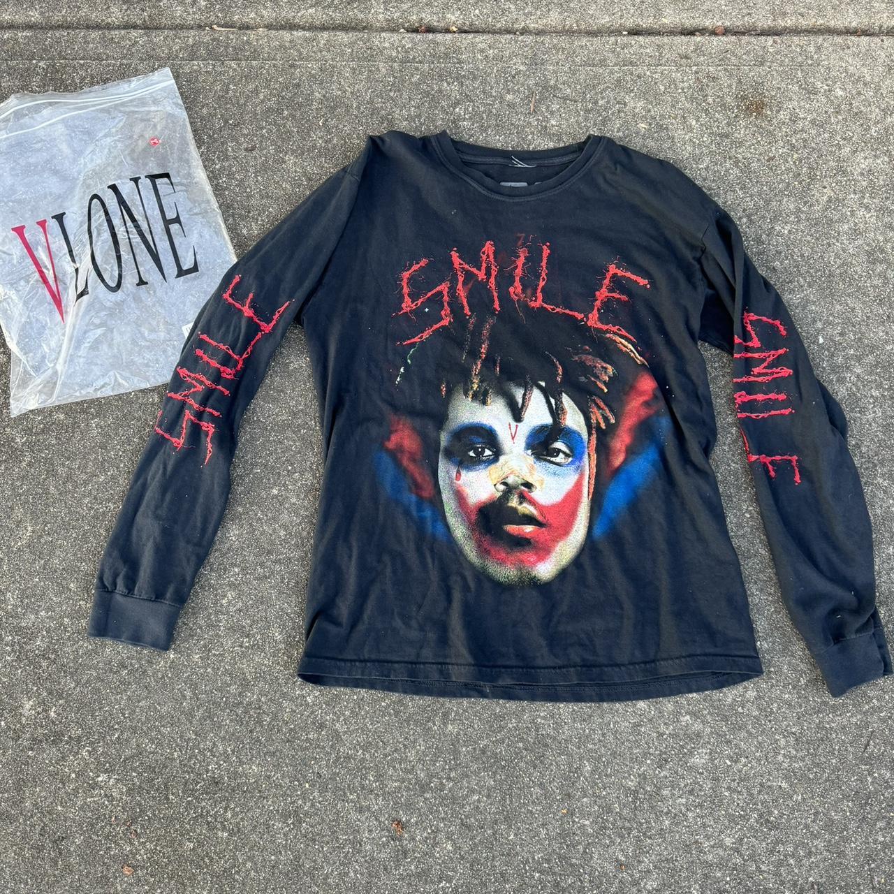 Buy Juice Wrld X XO X Vlone Joker Hoodie Black SASOM New