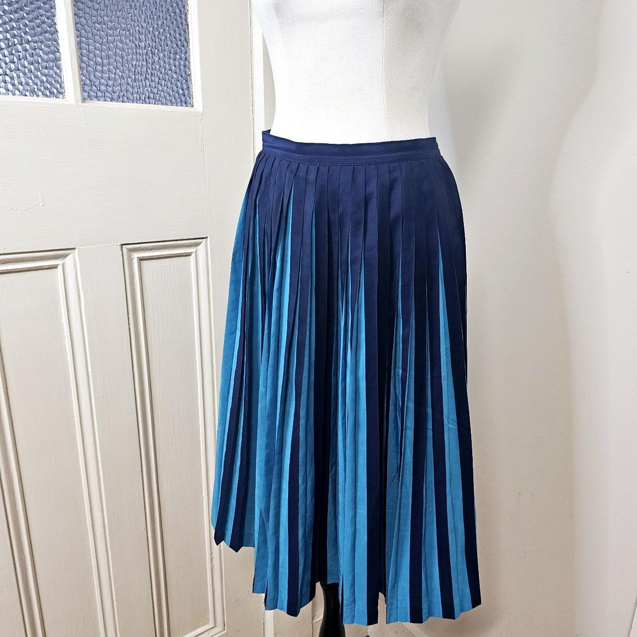 Gorman blue pleated skirt best sale