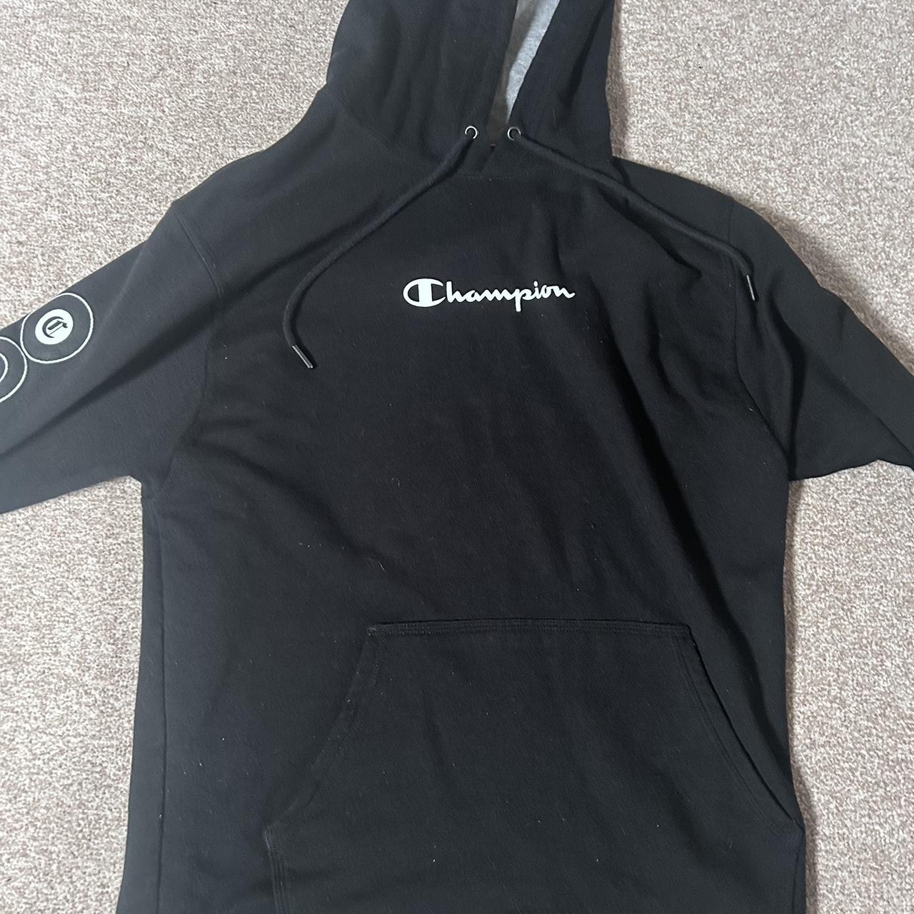 Mens black 2024 champion hoodie