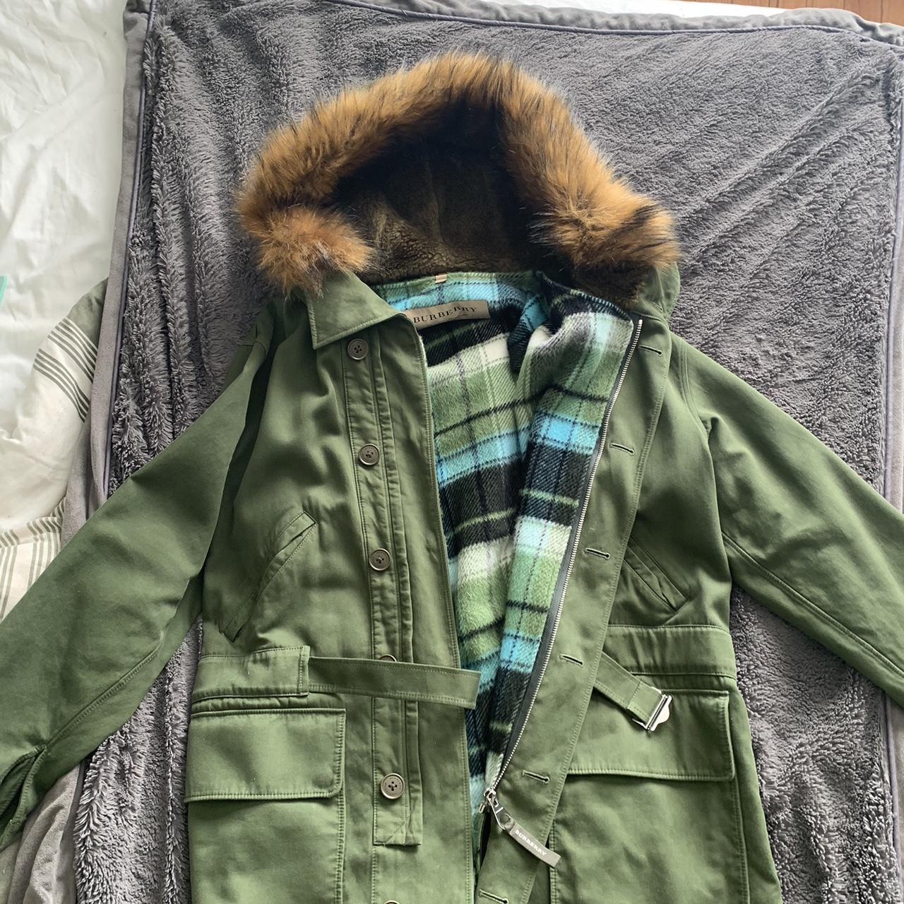 Vintage style Burberry trench coat with a