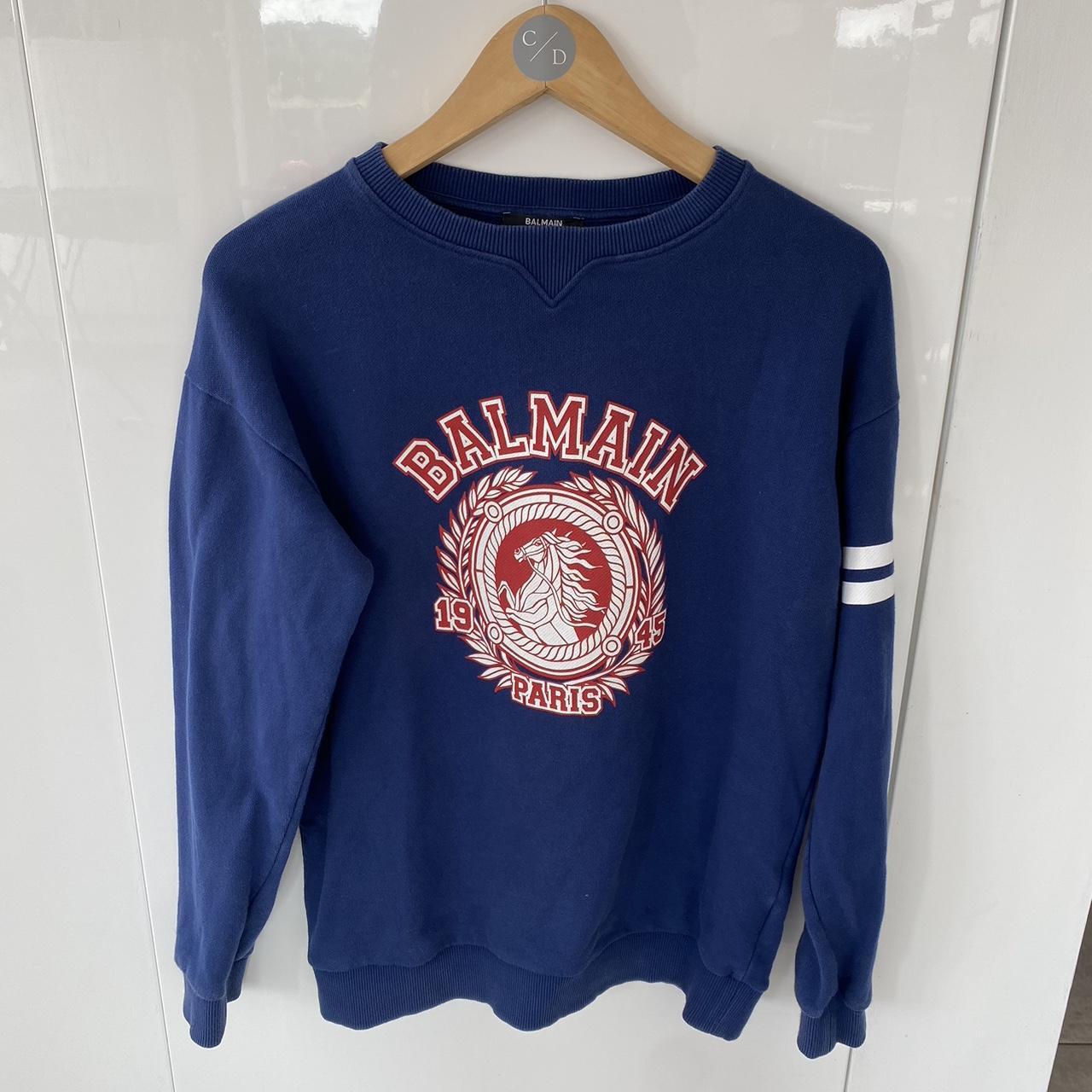 Balmain jumper sale blue