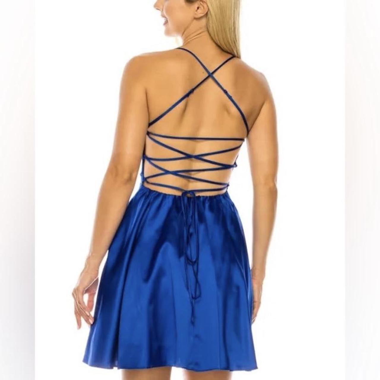 B darlin royal blue sales dress