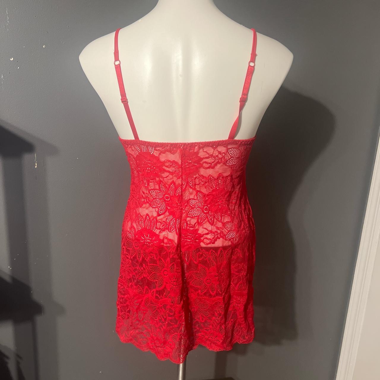 victoriasecret #red #rhinestone Size 34 - Depop