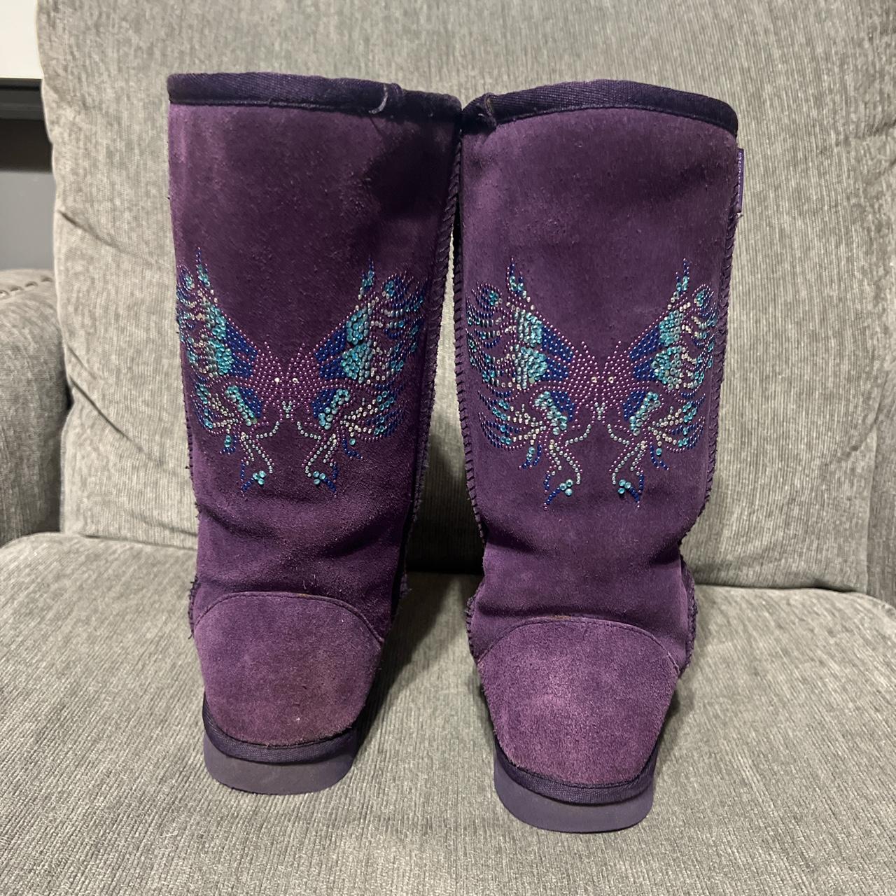 Steve madden purple boots on sale