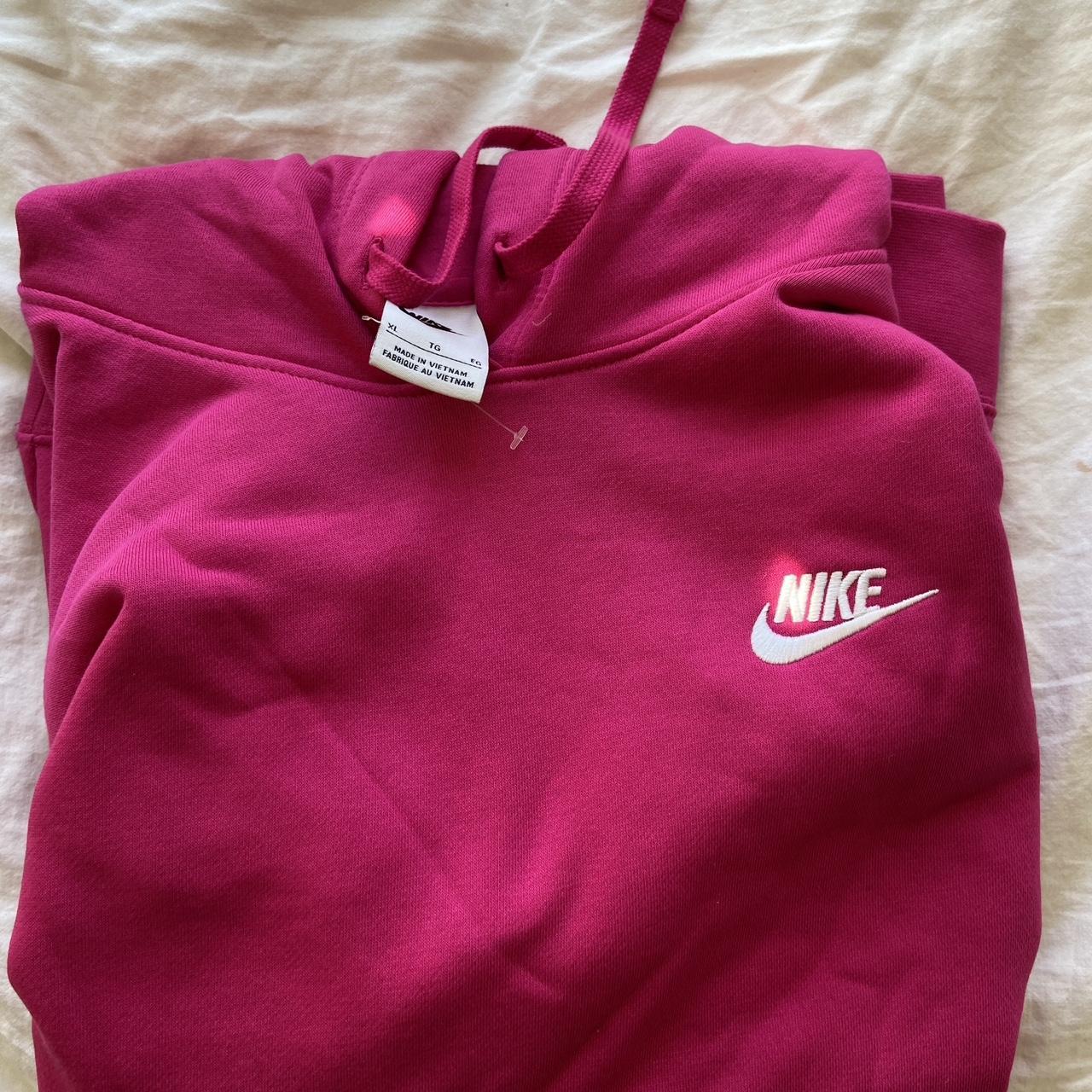 PINK NIKE SWEATSHIRT -brand new, only worn once -i... - Depop