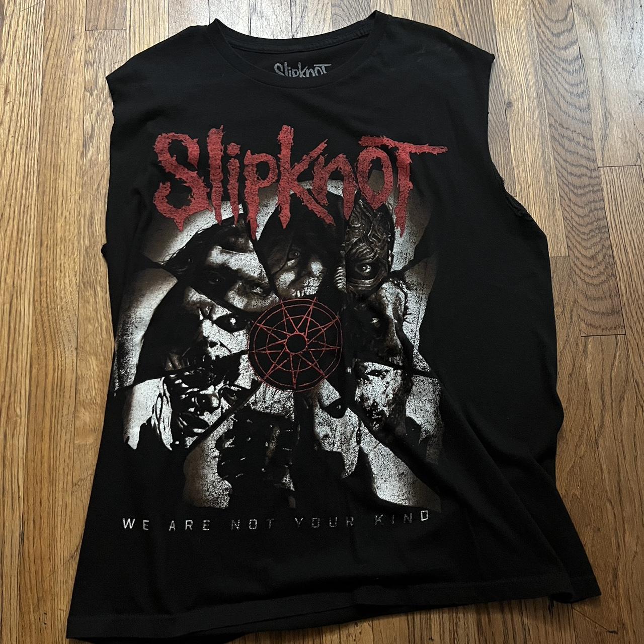 men’s sleeveless band shirt, slipknot “we are not... - Depop