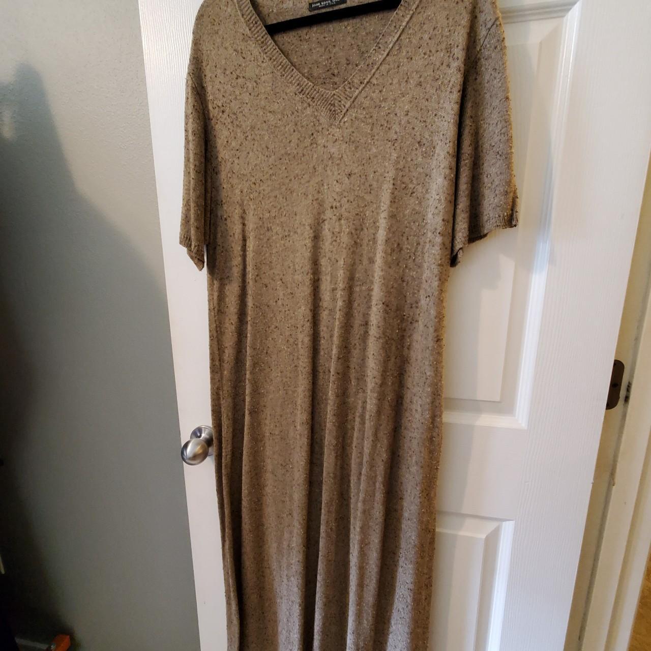 Vintage Joan Vass maxi knit dress. Size 1x.... - Depop