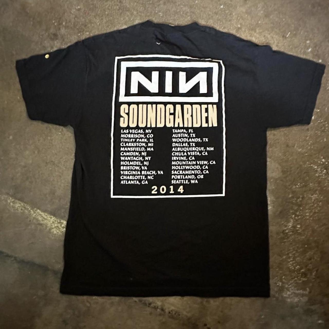 Vintage Nine Inch Nails Sound Garden Tour 2014 black...