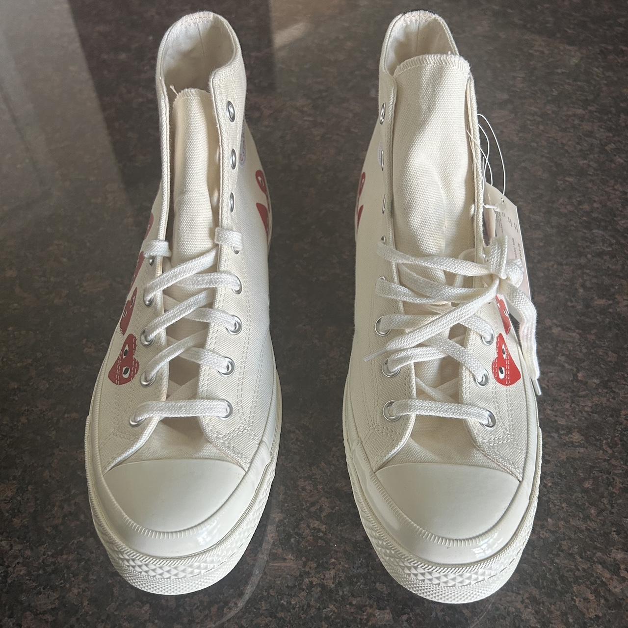 Converse Chuck 70 High Top x Comme des Garcons Play... - Depop