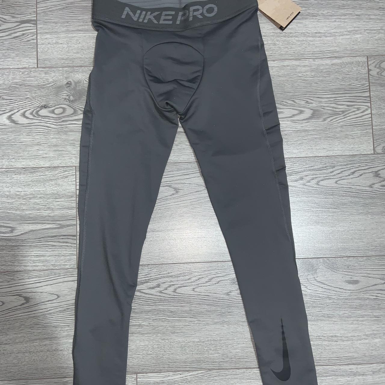 grey nike pro leggings mens