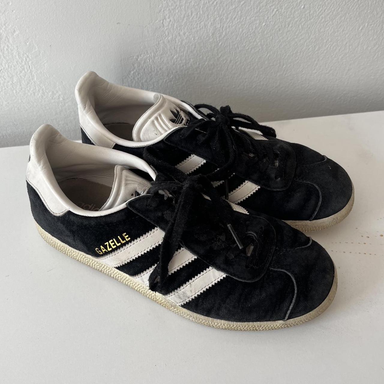 Black Adidas Gazelle Womens Depop 7157