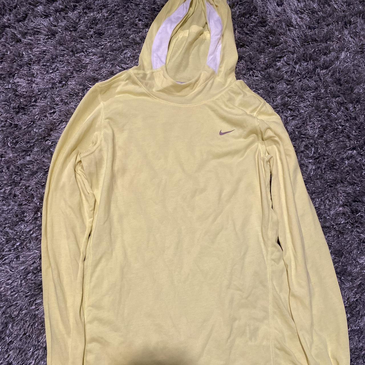 light yellow nike hoodie