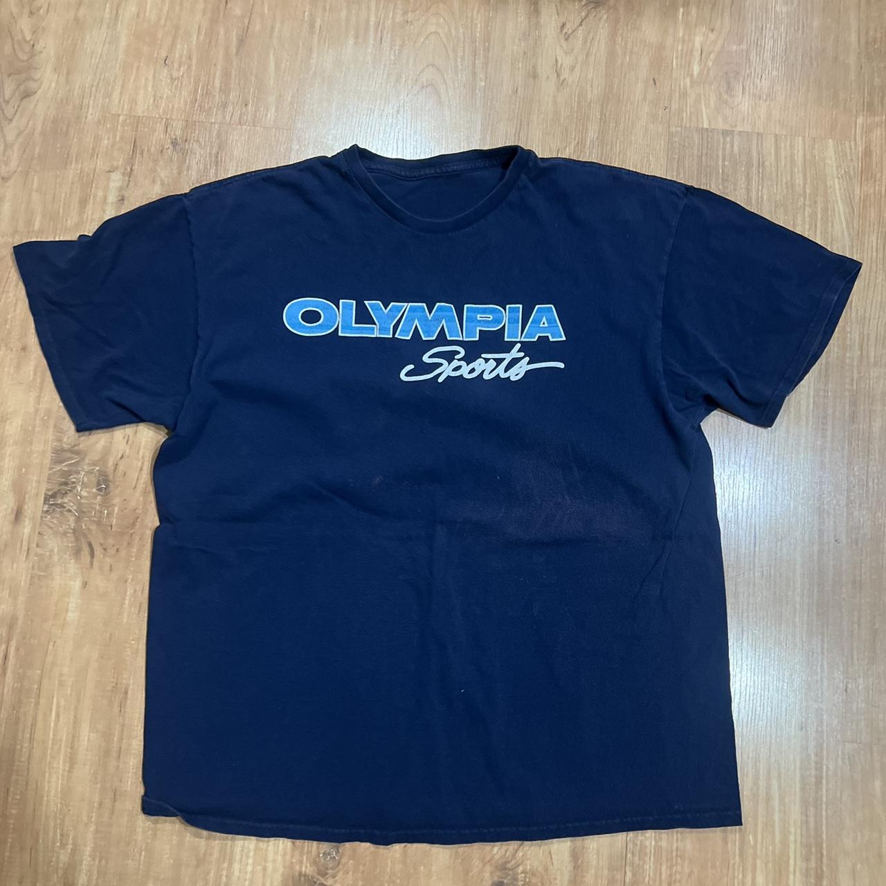 Vintage Olympia Sport t shirt Slight bleach mark on... - Depop